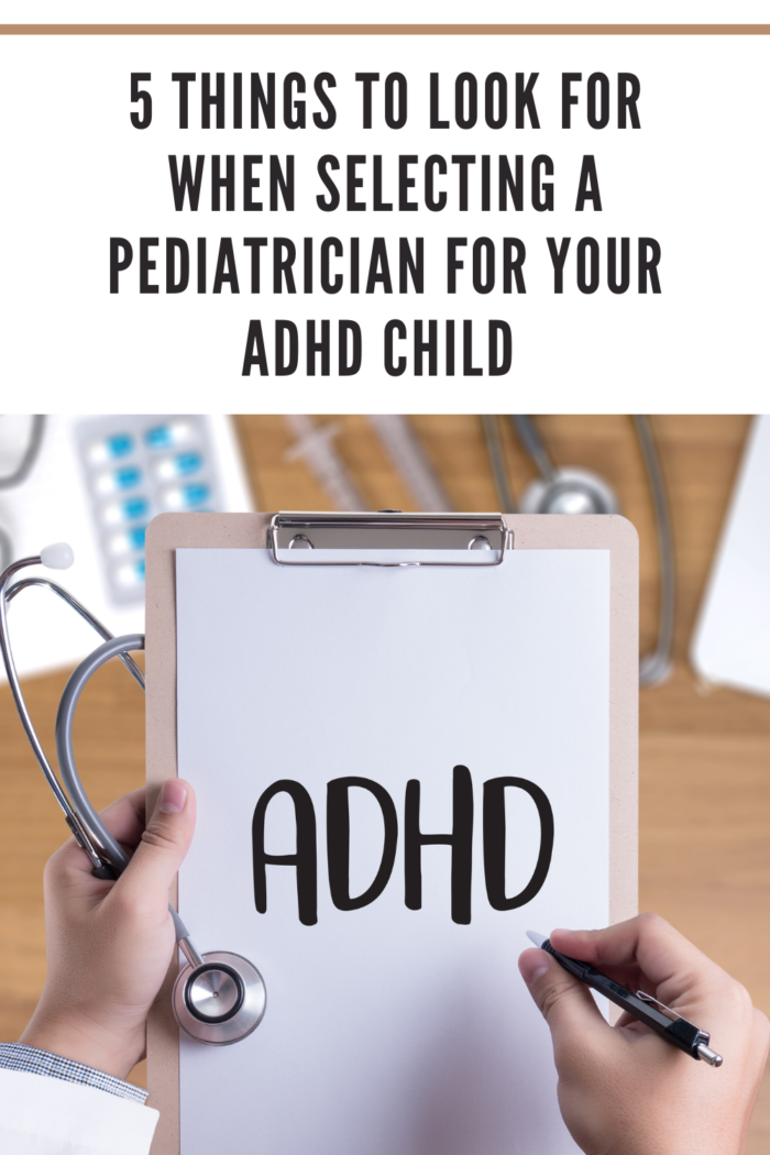 ADHD CONCEPT Printed Diagnosis Attention deficit hyperactivity disorder