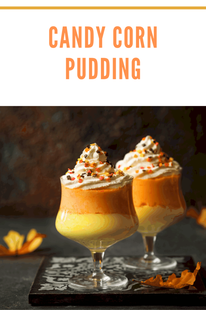 candy corn pudding