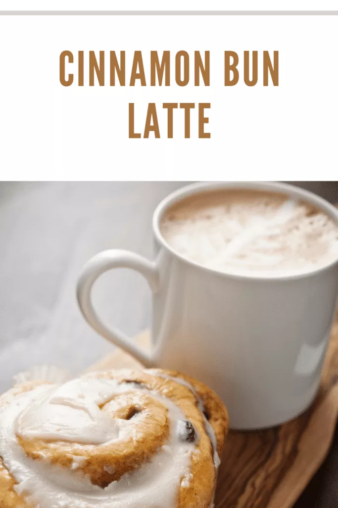 cinnamon bun latte