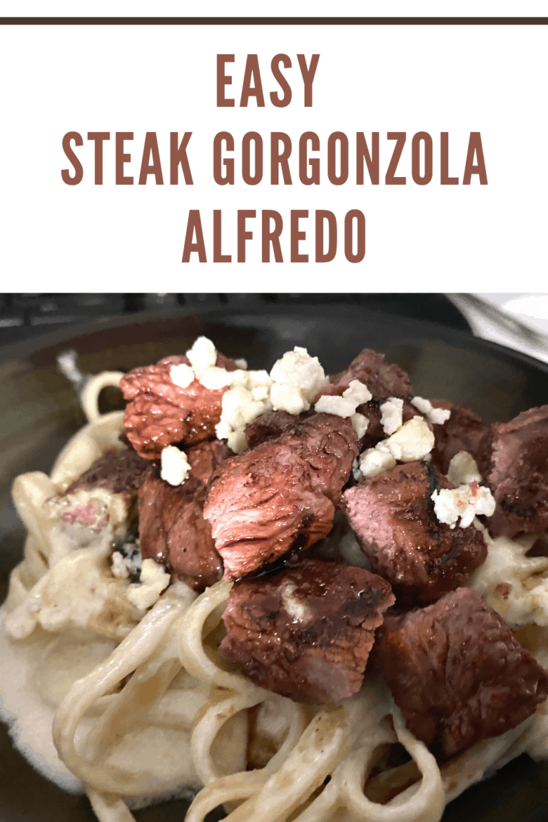easy steak gorgonzola