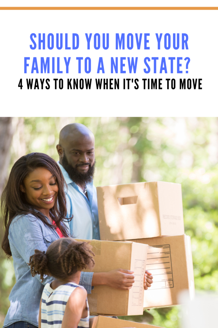 family moving to new home