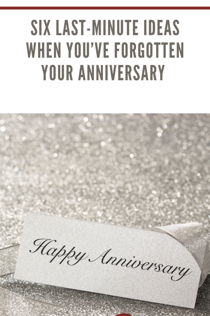 happy anniversary place card