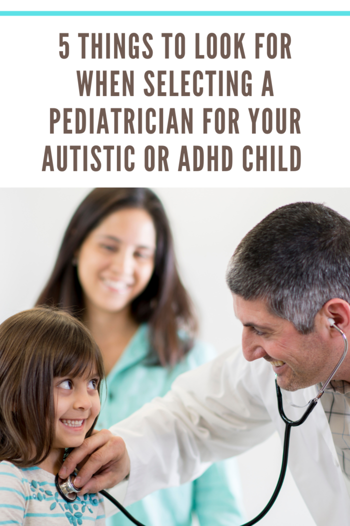 pediatrician with autistic child