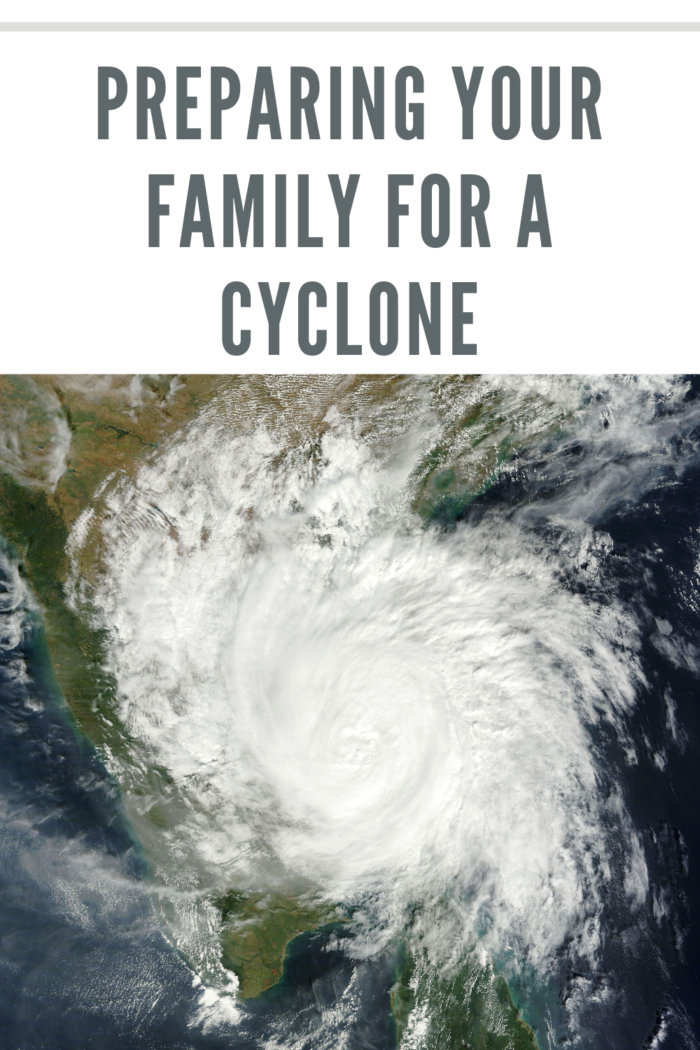 Cyclones are one of the most destructive forces of nature. Families need to be prepared for a cyclone by following these tips.