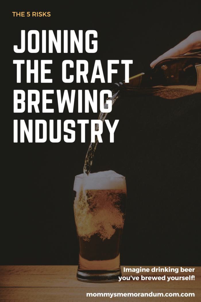 pouring craft beer