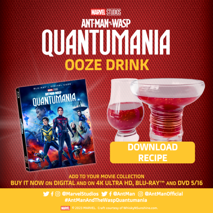 Ant Man and the Wasp Quantumania ooze drink recipe