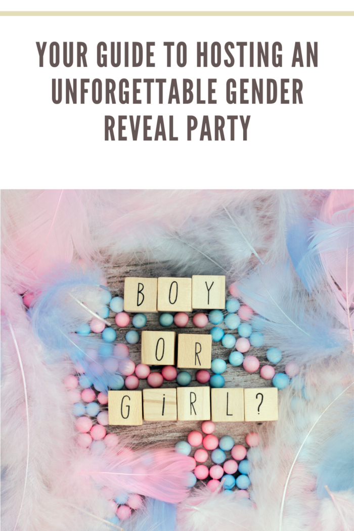 Boy or Girl text surrounded with pastel colored feathers, Gender reveal gathering party concept. Baby announcement. Flat lay,text space. background texture