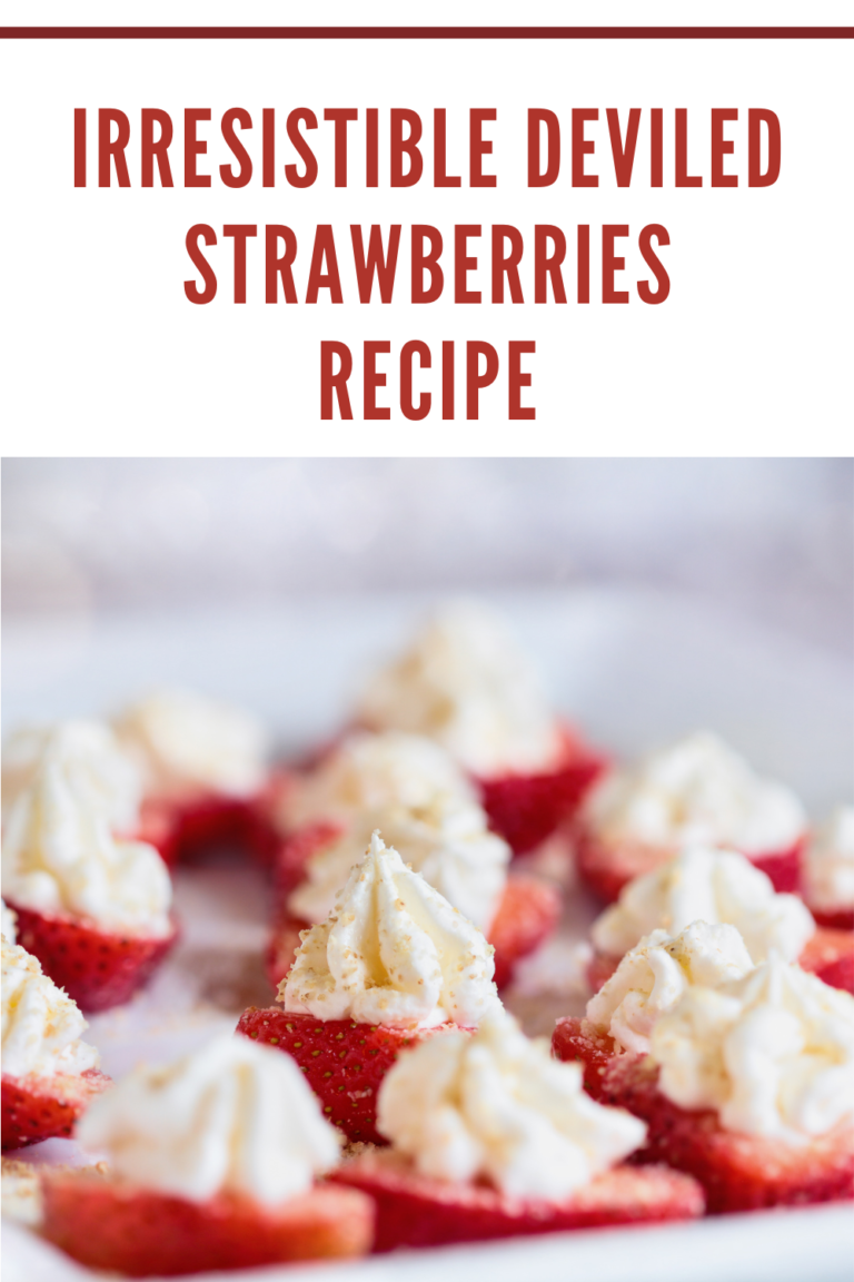 Irresistible Deviled Strawberries Recipe • Mommy's Memorandum