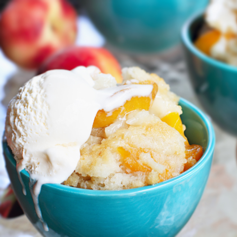 peach dump cake