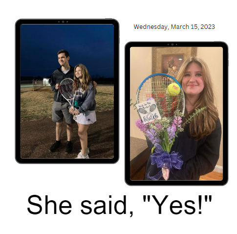 Serve up a smashing surprise with a tennis-themed promposal! Racquets, flowers, and a perfect match await in this love-filled invitation. Game on!