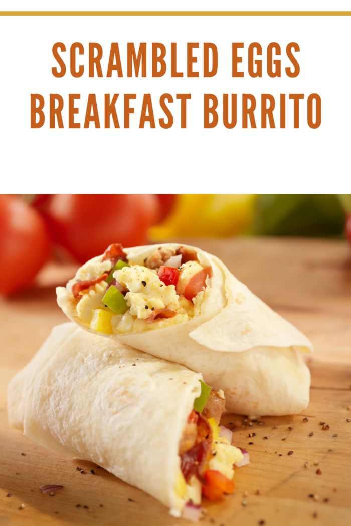 Breakfast Burrito with Scrambled Eggs