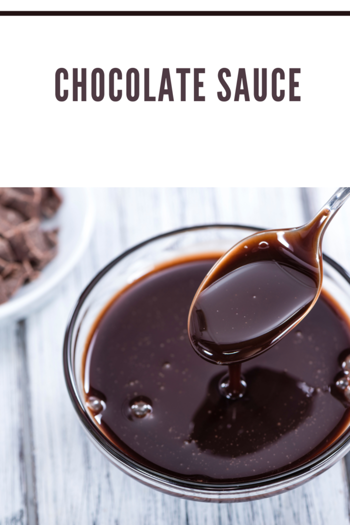 chocolate sauce