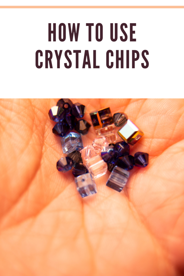crystal chips in palm