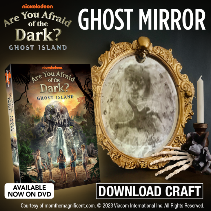 diy ghost mirror craft