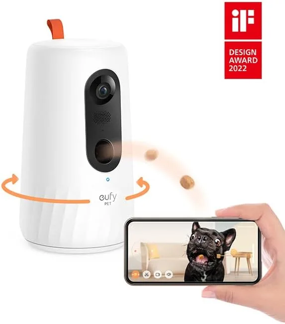 eufy dog camera treat dispenser