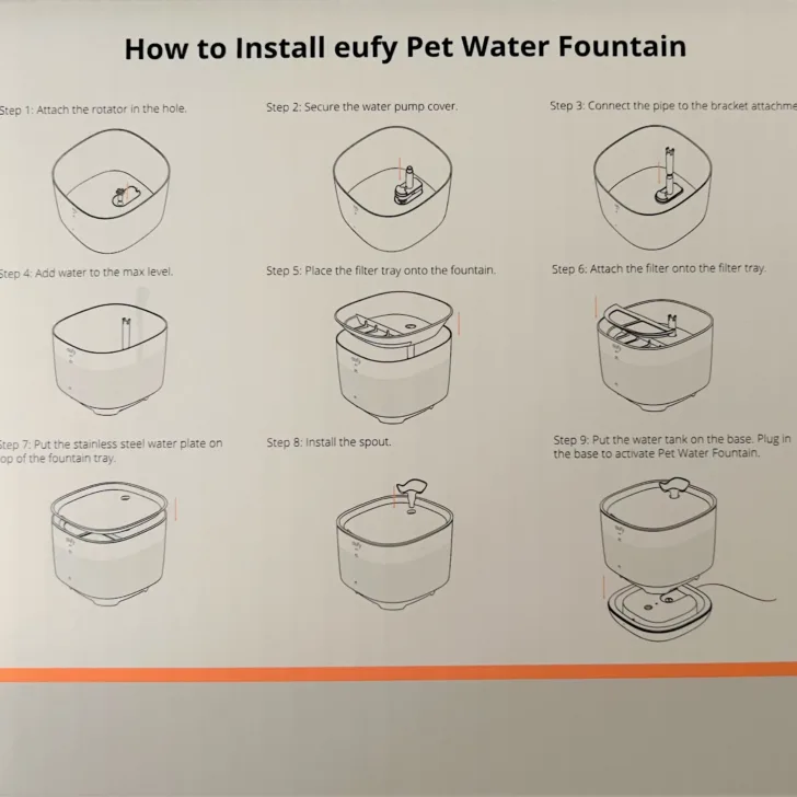 eufy pet fountain set up