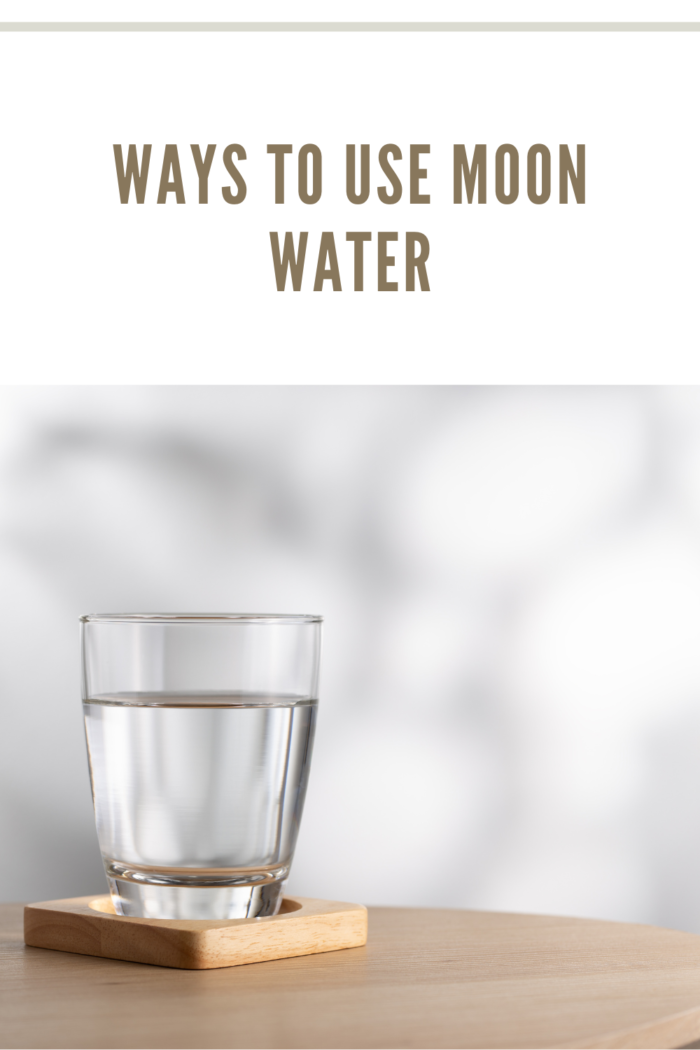 moon water in glass
