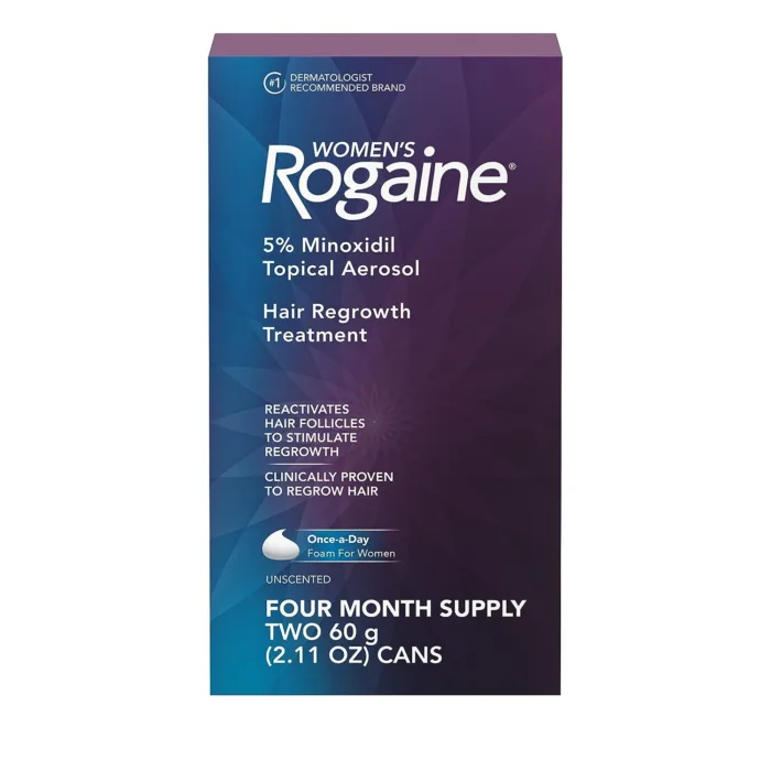 Women's Rogaine 5% minoxidil Unscented Foam