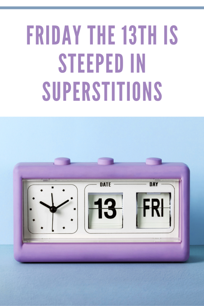Friday 13th purple alarm clock