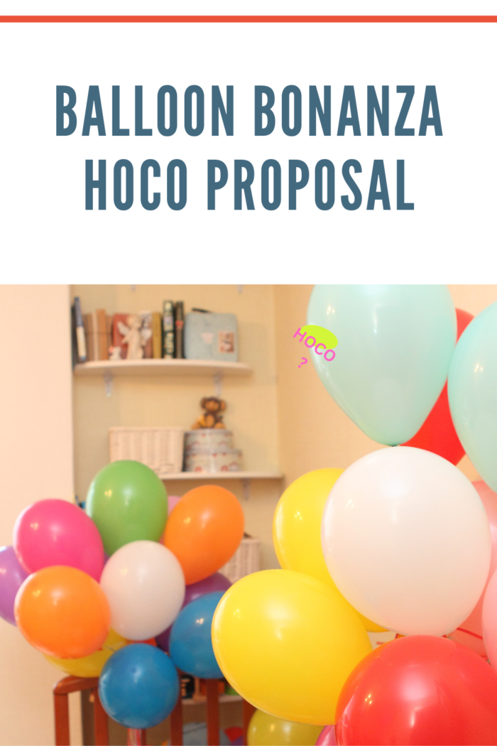 balloon bonanza hoco proposal