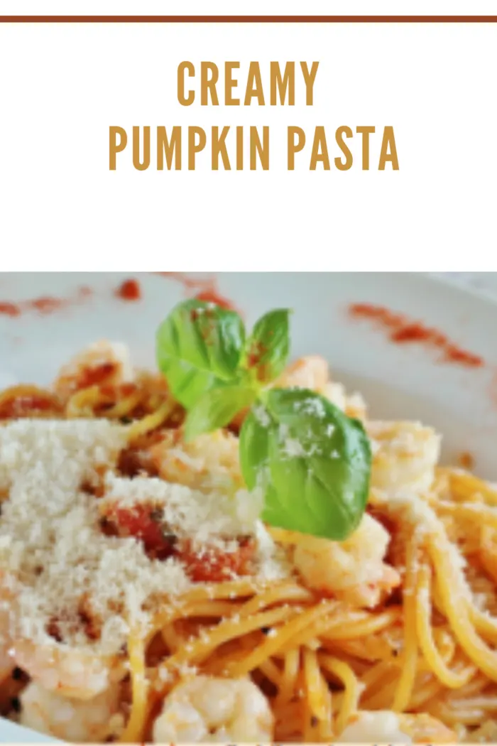 creamy pumpkin pasta