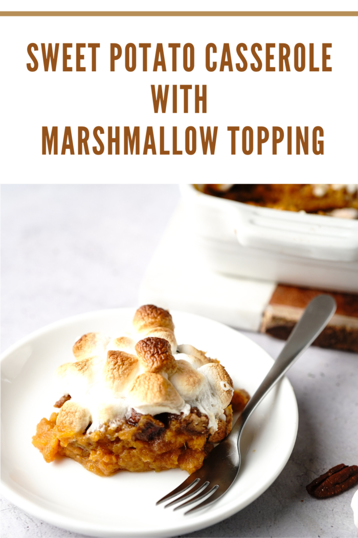 Sweet Potato Casserole withMarshmallow Topping