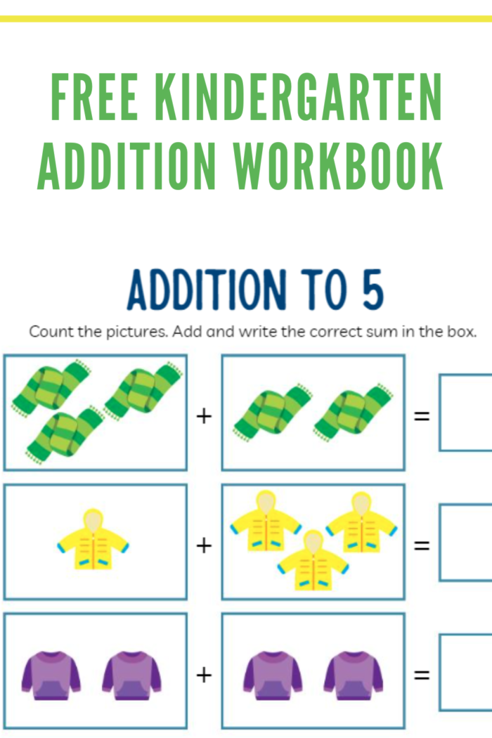 free kindergarten math workbook