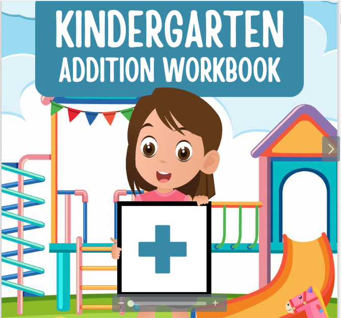 kindergarten addition workbook