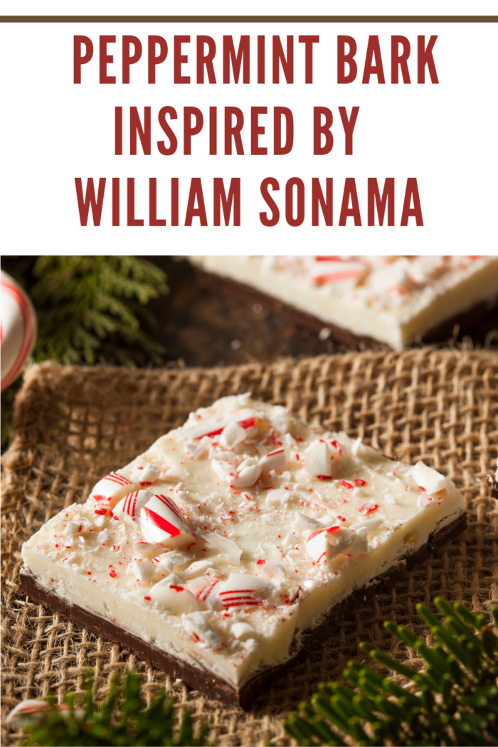 williams sonoma inspired peppermint bark