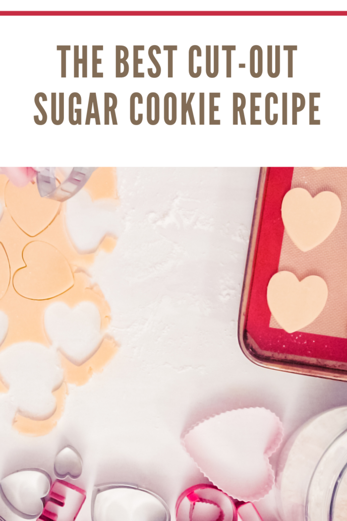 Sugar Cookie Dough heart Cut Outs