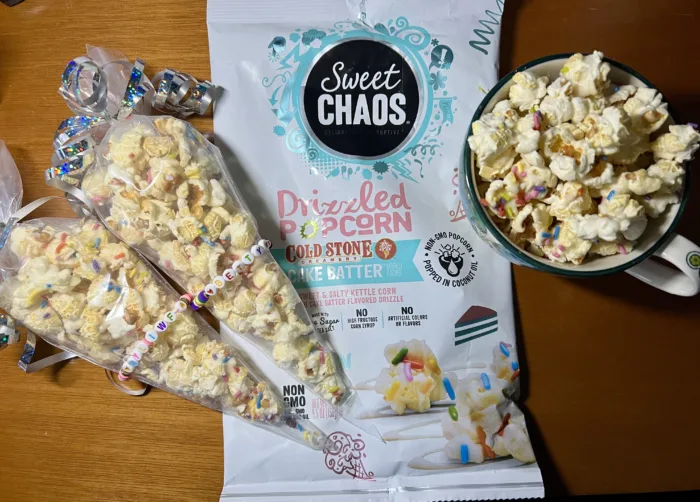 sweet chaos popcorn valentine idea