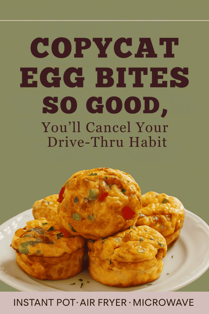 Copycat Starbucks egg bites served as a creamy homemade coffeehouse breakfast