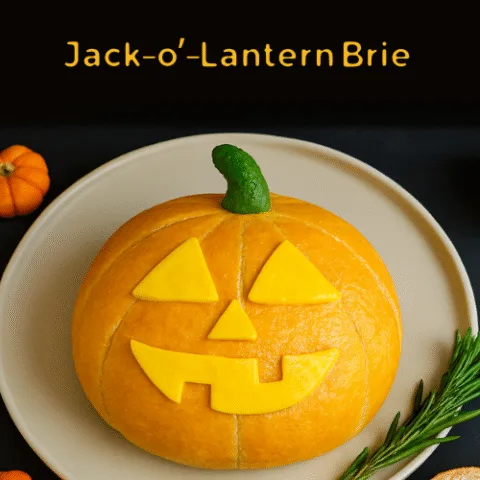 Jack-o'-Lantern Brie: A Spooky and Delicious Halloween Appetizer
