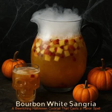 Bourbon White Sangria: A Bewitching Halloween Cocktail That Casts a Flavor Spell