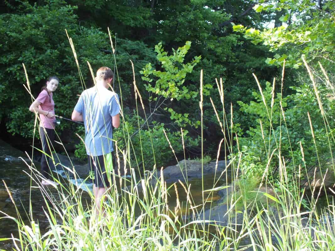 Look at MacKenzie's face! She thought Cooper had a fish already!