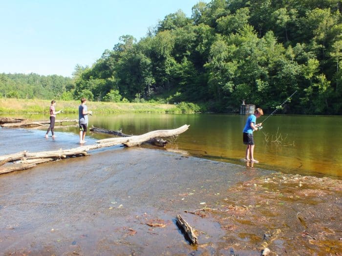 fishing at fairystone state park