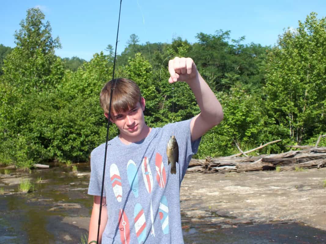 3:39pm and Cooper has his NINTH fish of the day...it's not even been an hour.