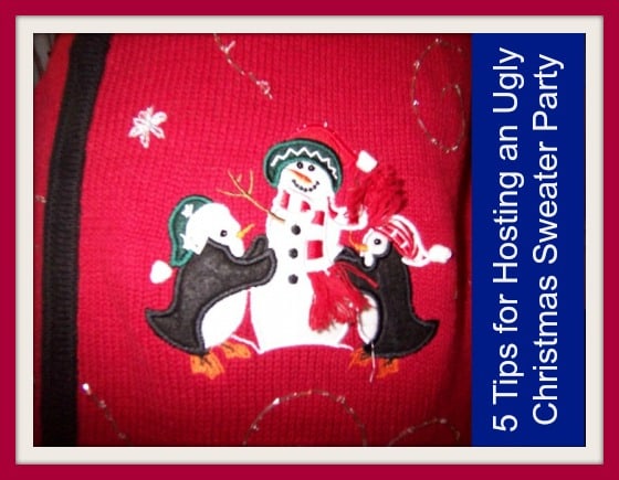 5 Tips for Hosting an Ugly Christmas Sweater Party #Holiday #party