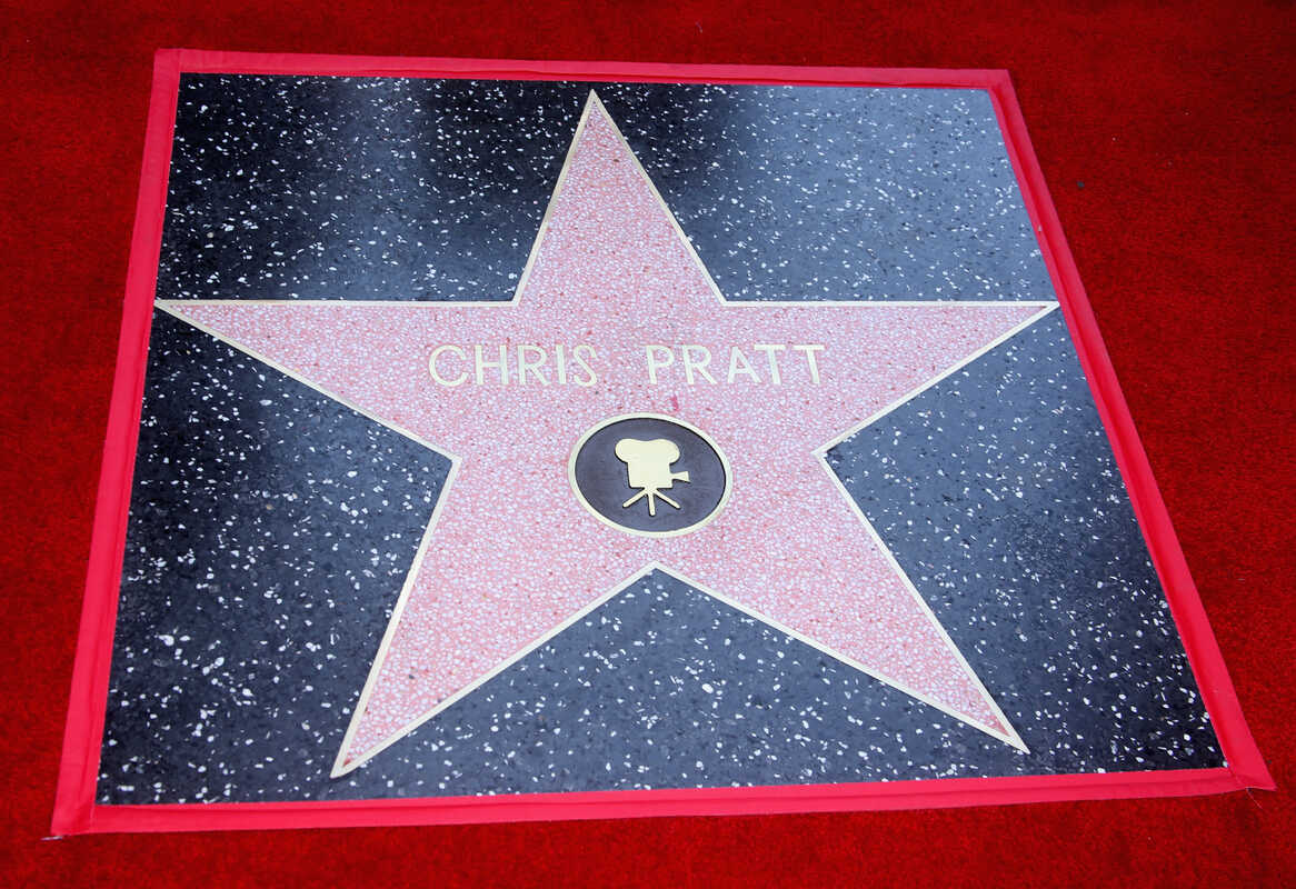 Chris Pratt Walk Of Fame Star Ceremony