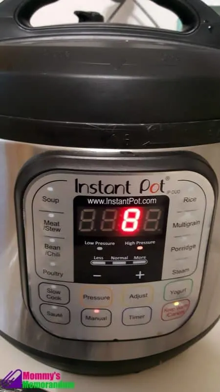 Instant Pot Easy Creamy Chicken Alfredo Pasta set the timer for 8-minutes-instantpot-creamy-chicken-alfredo