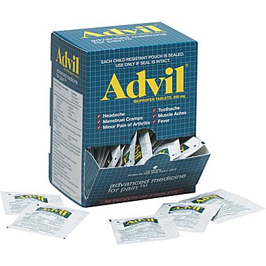 Advil 50 Packets/Box of 2 Coated Tablets