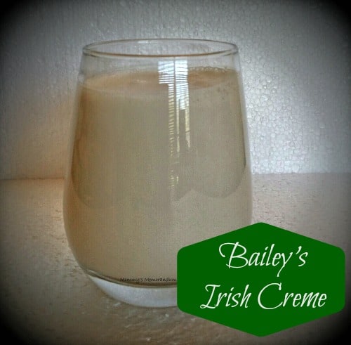Homemade Irish Creme