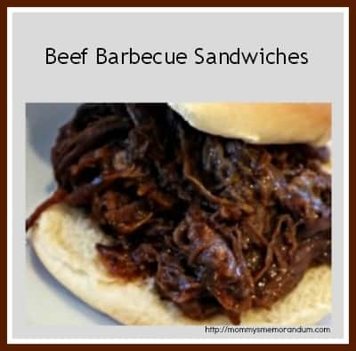 BBeef Barbecue Sandwiches Recipe