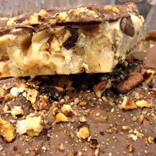 Best Ever Toffee Recipe #Candy #Baking