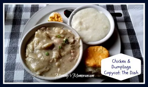 Chicken & Dumplings The Dish #Copycat