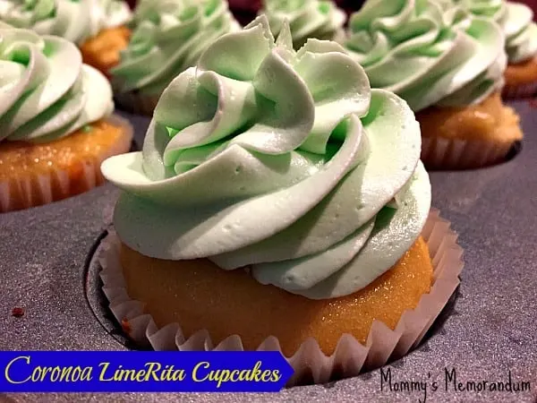 Corona Lime Rita Cupcakes #Recipe