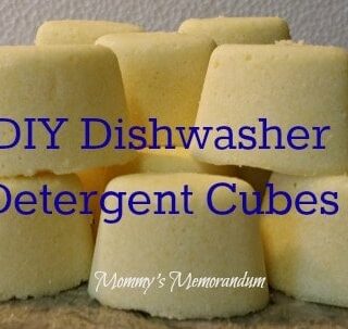 #DIY Dishwasher Detergent Cubes #green #Clean #cleaners #MakeYourOwn