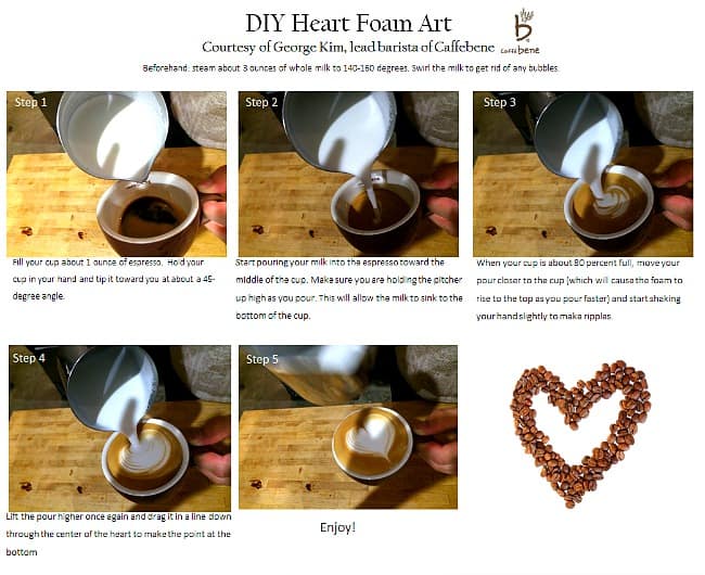 #DIY Heart Foam Art