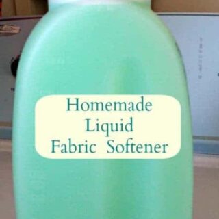#DIY Homemade Fabric Softener #laundry
