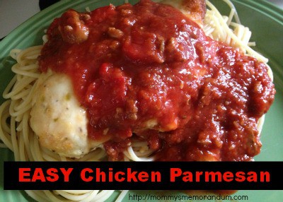 Easy Chicken Parmesan Recipe